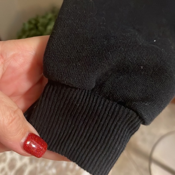 Distressed cut out / torn look / cold shoulder fashion lightweight sweatshirt S - Picture 4 of 15